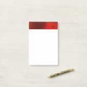Rode, Aqua & Gouden Grunge Digitale Abstracte Kuns Post-it® Notes (Op bureau)