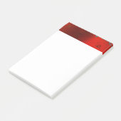 Rode, Aqua & Gouden Grunge Digitale Abstracte Kuns Post-it® Notes (Schuin)