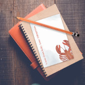 Rode Aquarel Kreeft Persoonlijk Post-it® Notes