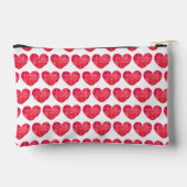 Rode aquarelhart samengesteld uit afzonderlijke st etui (Achterkant)