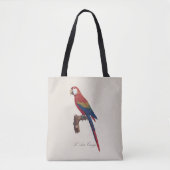 Rode Ara of Blauw-gele Ara, Ara macao Tote Bag (Voorkant)