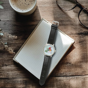 Rode ara tropische vogel bloempapegaai horloge