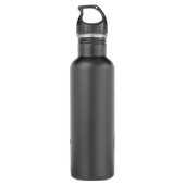 Rode ara tropische vogel bloempapegaai waterfles  (Achterkant)