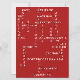 Rode archeologie en antropologie Crossword Puzzle