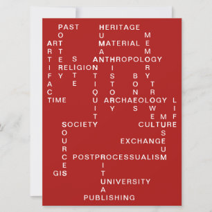 Rode archeologie en antropologie Crossword Puzzle