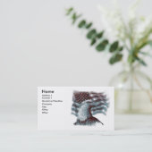 Rode arend - Patriottische Visitekaartjes (Staand voorkant)