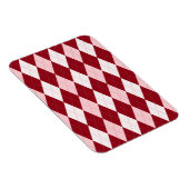 Rode Argyle Dieprood Roze Kleine Diamant Vorm Magneet (Rechterzijde)