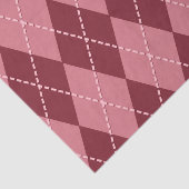 Rode Argyle (Ontwerp 42 Rode Serie) Tissuepapier (Detail)