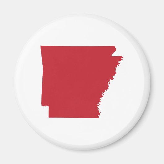 Rode Arkansas Magneet (Voorkant)