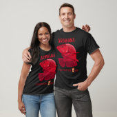 Rode Arowana Zoetwater Koning T-shirt (Unisex)