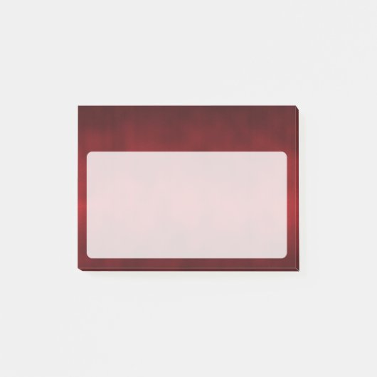 Rode Artsy Gotische Ombre Post-it® Notes (Voorkant)