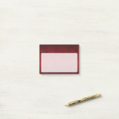 Rode Artsy Gotische Ombre Post-it® Notes (Op bureau)