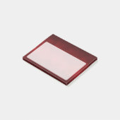 Rode Artsy Gotische Ombre Post-it® Notes (Schuin)