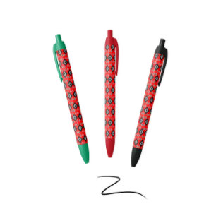 Rode As Zwarte Inkt Pen
