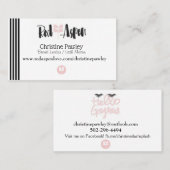 Rode Aspen Visitekaartjes (Voorkant / Achterkant)