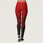 Rode Asstilte Leggings (Achterkant)