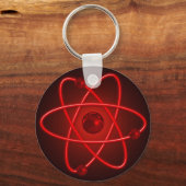 Rode atoom sleutelhanger (Voorkant)