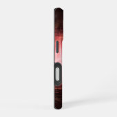 Rode Audiogolven iPhone 16 Hoesje (Rechterkant)