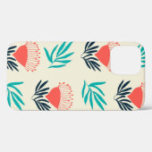 Rode australische bloemen, naadloos patroon Case-Mate iPhone case (Achterkant (horizontaal))
