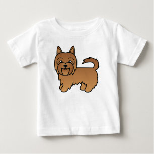 Rode Australische Terrier Honden Cartoon Tekening