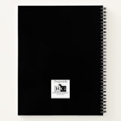 Rode Autarace Thema Spiraal Notebook Notitieboek (Achterkant)