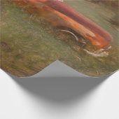  rode auto Antiek oude roestkunst ontkoppeling Cadeaupapier (Hoek)