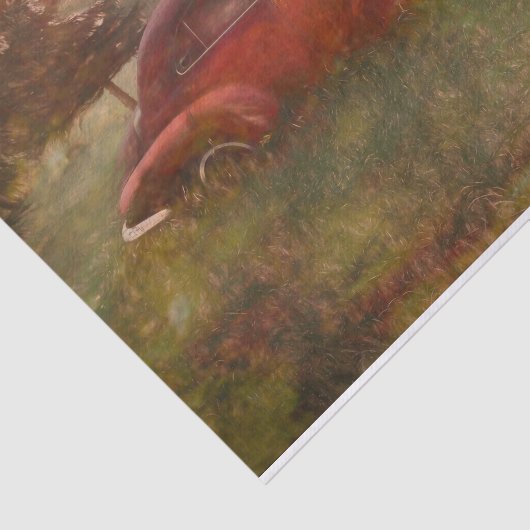  rode auto Antiek oude roestkunst ontkoppeling Tissuepapier (Detail)