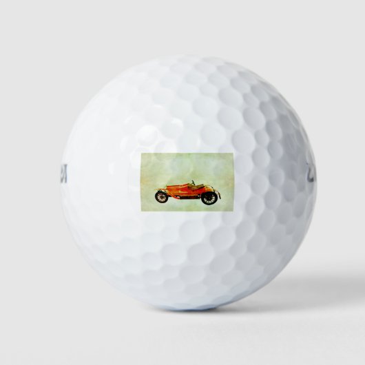  rode auto golfballen (Voorkant)