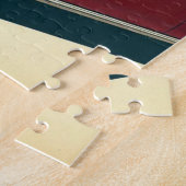  rode auto & kerstman legpuzzel (Zijkant)