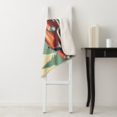  rode auto & kerstman sherpa deken (In situ)