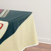  rode auto & kerstman tafelkleed (Voorbeeld)