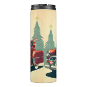  rode auto & kerstman thermosbeker (Achterkant)