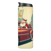  rode auto & kerstman thermosbeker (Geroteerd rechts)