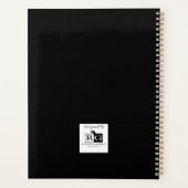 Rode Auto Racing Spiraal Planner Notitieboek (Achterkant)