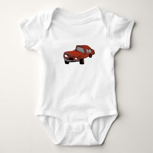 Rode Auto Romper (Voorkant)