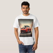 rode auto t-shirt (Voorkant volledig)
