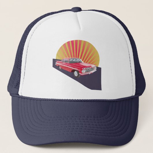 rode auto trucker pet (Voorkant)