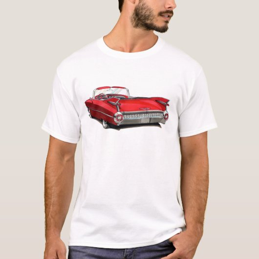 Rode auto van 1959, Cadillac T-shirt (Voorkant)
