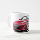 Rode auto van Miata 2009-2013 Koffiemok (Voorkant links)
