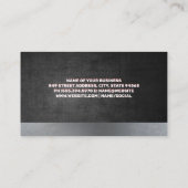 rode automotor | Automatisch winkelen | oldtimer Visitekaartje (Achterkant)