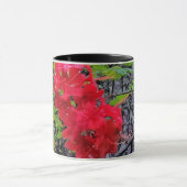 Rode Azalea Bloemen Mok (Midden)