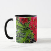 Rode Azalea Bloemen Mok (Links)