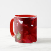 Rode Azalea Bloemen Mok (Voorkant links)