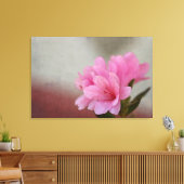 Rode Azalea Textuur Canvas Afdruk (Insitu (Woonkamer))