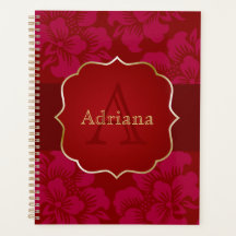 Rode Aziatische stijl gepersonaliseerd