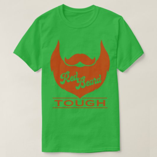 Rode baard stoer t-shirt (Design voorkant)