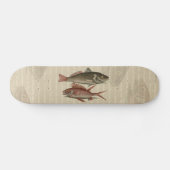 Rode Baars Visser Kunst Skateboard (Horizontaal)