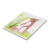 Rode Baby Eekhoorn waterverf Dier WIllife Tegeltje (Zijkant)