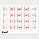 Rode Baby Frisdrank Klaar om te POP Sticker (Vel)