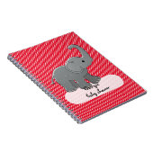 rode baby olifant notitieboek (Rechterzijde)